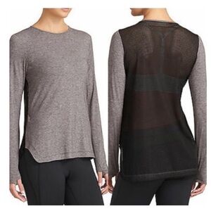 Derek Lam 10 Crosby x Athleta Mesh Back Long Sleeve Top medium